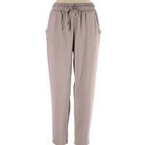 Melloday Women's Jogger Style Pants Size M Blush High Rise Casual Elastic Waist